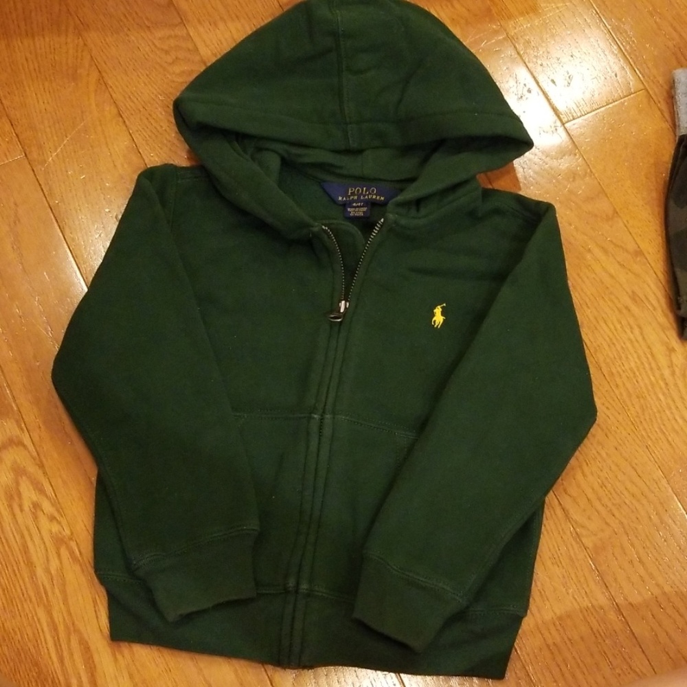 👦Polo👦Boy zip-up hoodie 4T